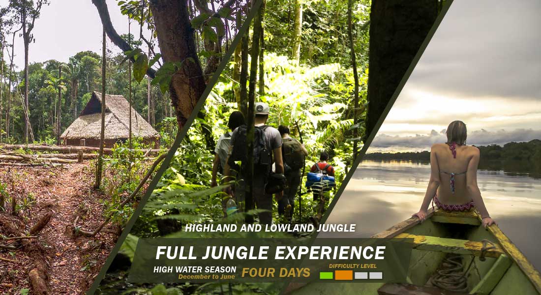 Full Jungle Experience tour four days